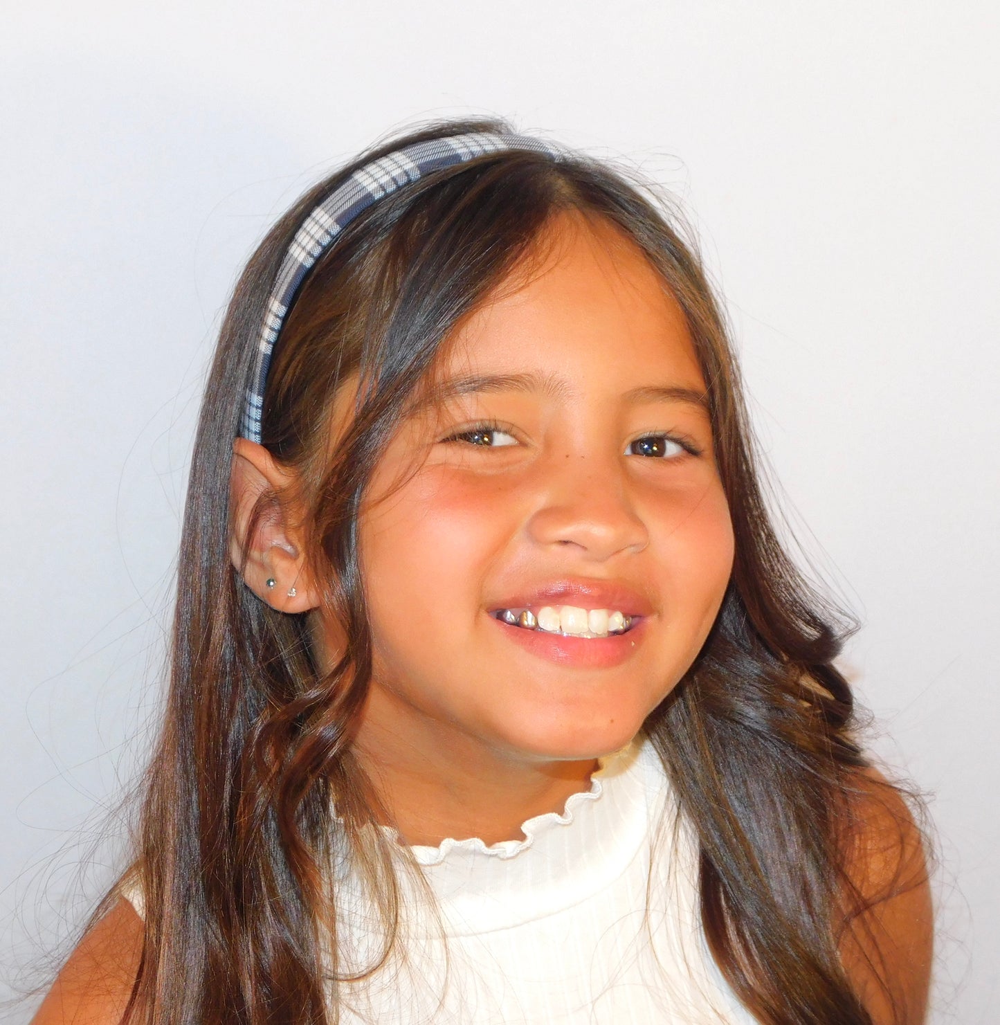 ‘Ele’ele (Black) Palaka Headband - Skinny 1 inch