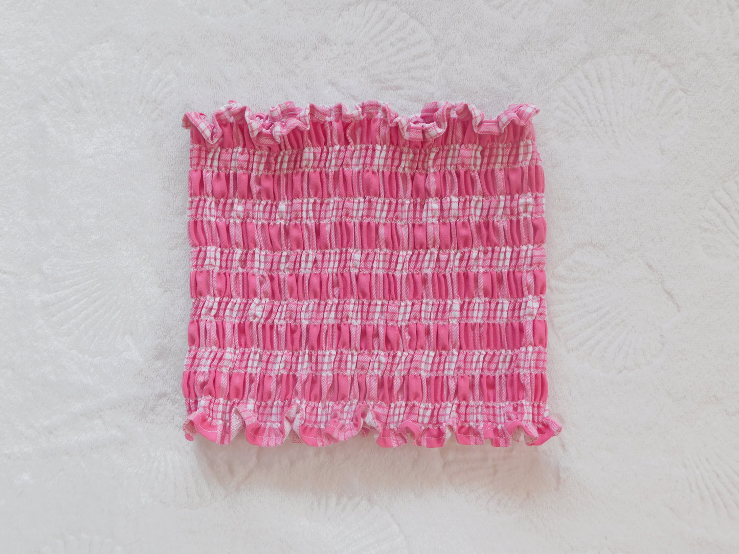 Hot Pink Palaka Tube Top