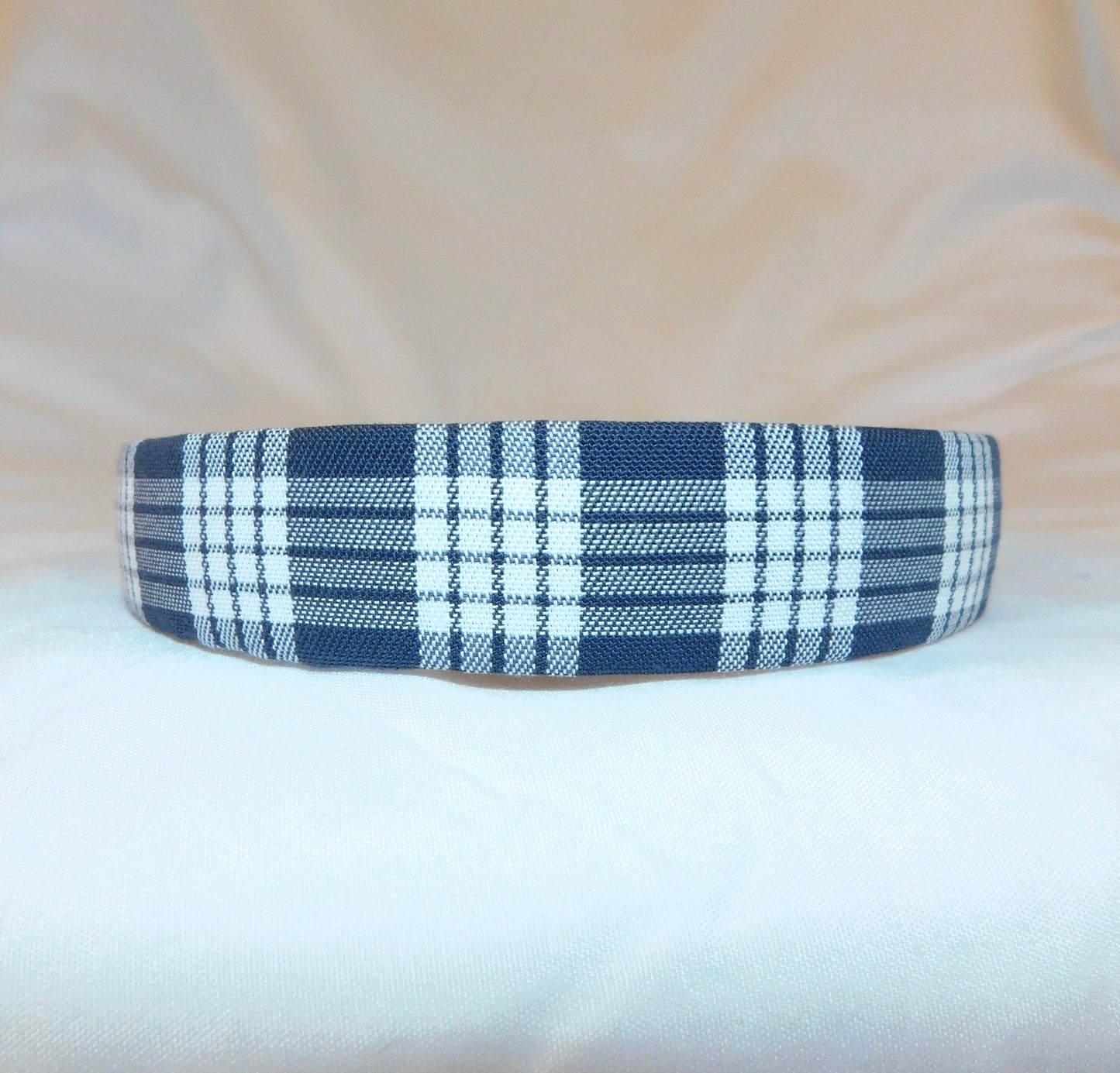 ‘Ele’ele (Black) Palaka Headband - Skinny 1 inch