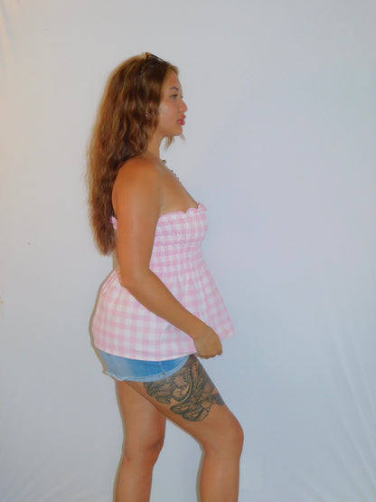 Model is wearing Baby Pink in size Medium 