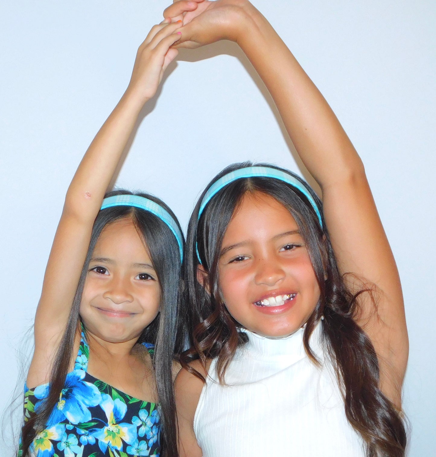 Teal Palaka Headband - Skinny 1 inch