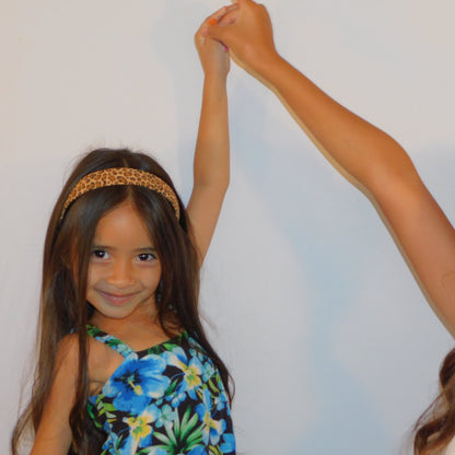 Cheetah Headband - Skinny 1 inch