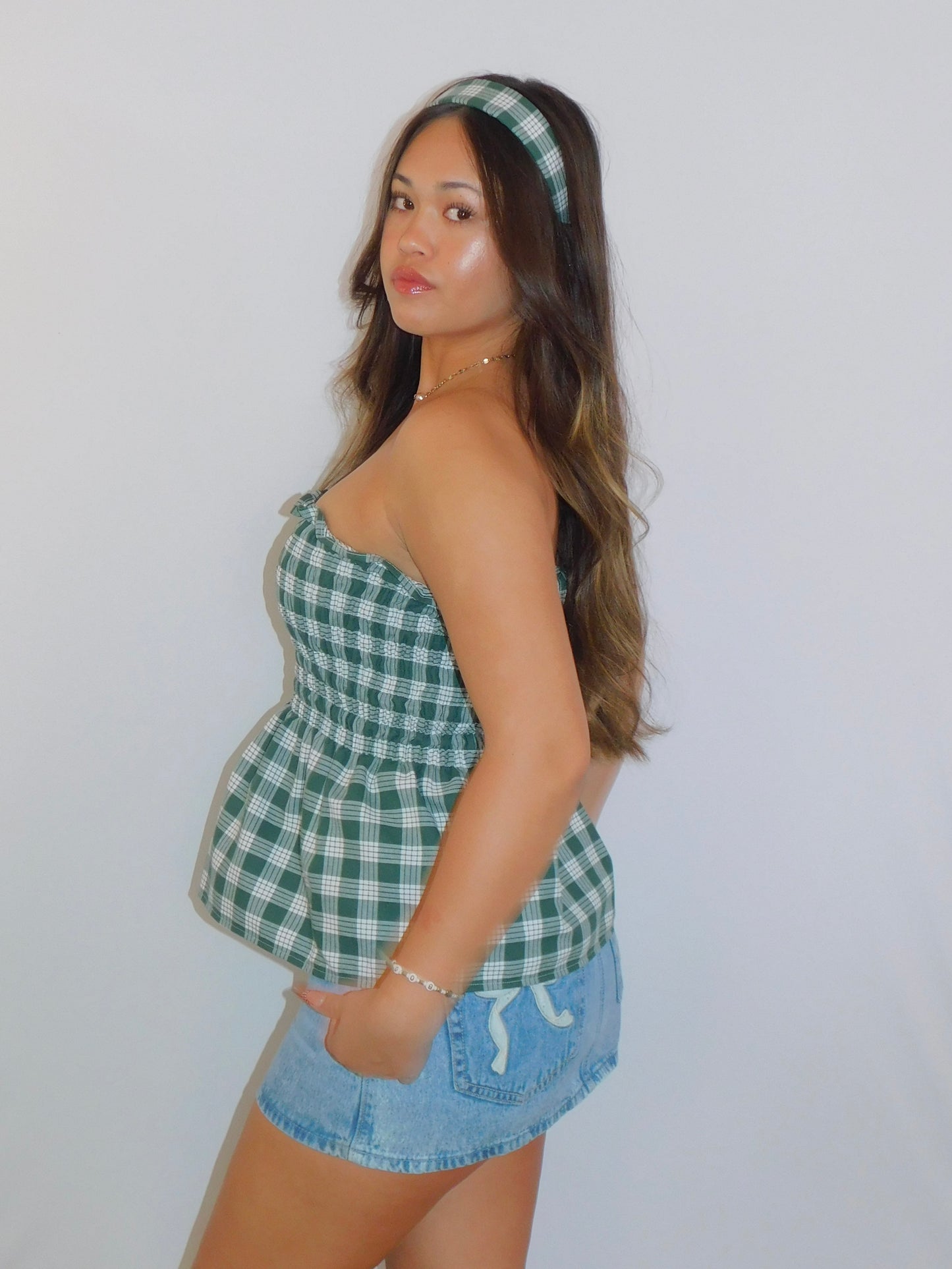 Forest Palaka Babydoll Top