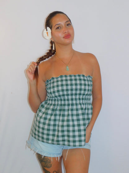 Forest Palaka Babydoll Top