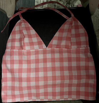 Guava Jellie Palaka Halter Top