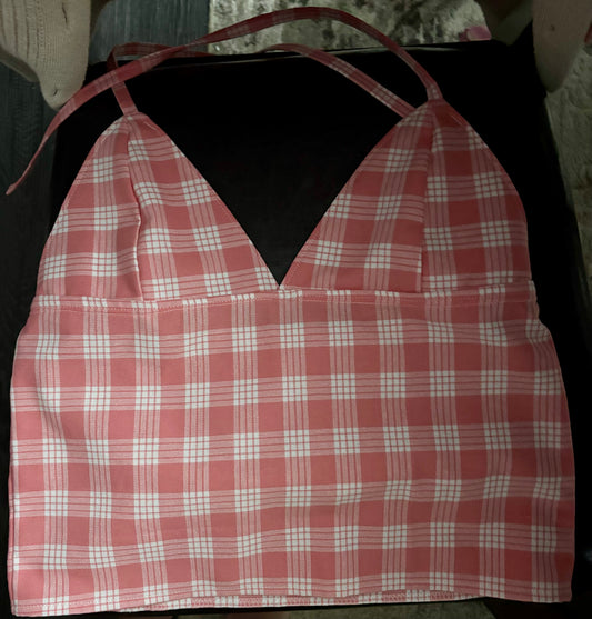 Guava Jellie Palaka Halter Top