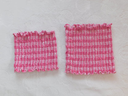 Hot Pink Palaka Tube Top