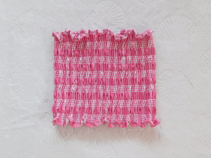 Hot Pink Palaka Tube Top