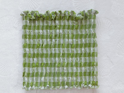 Olive Palaka Tube Top