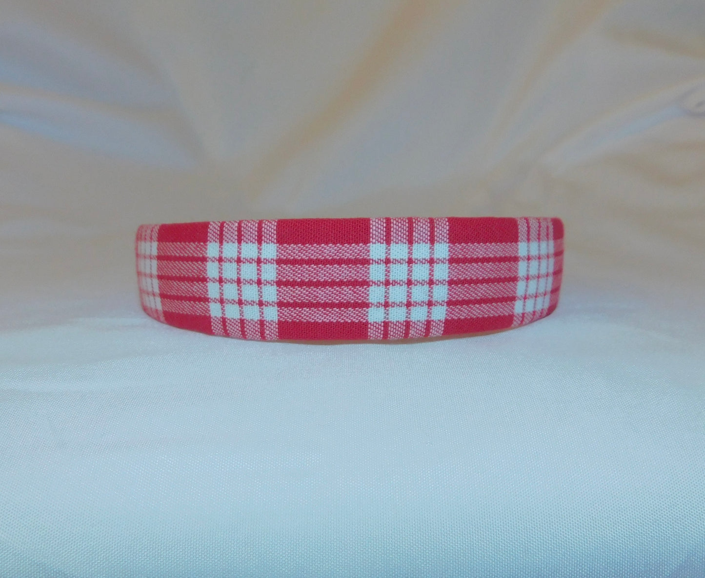 'Ula'ula (Red) Palaka Headband - Skinny 1 inch